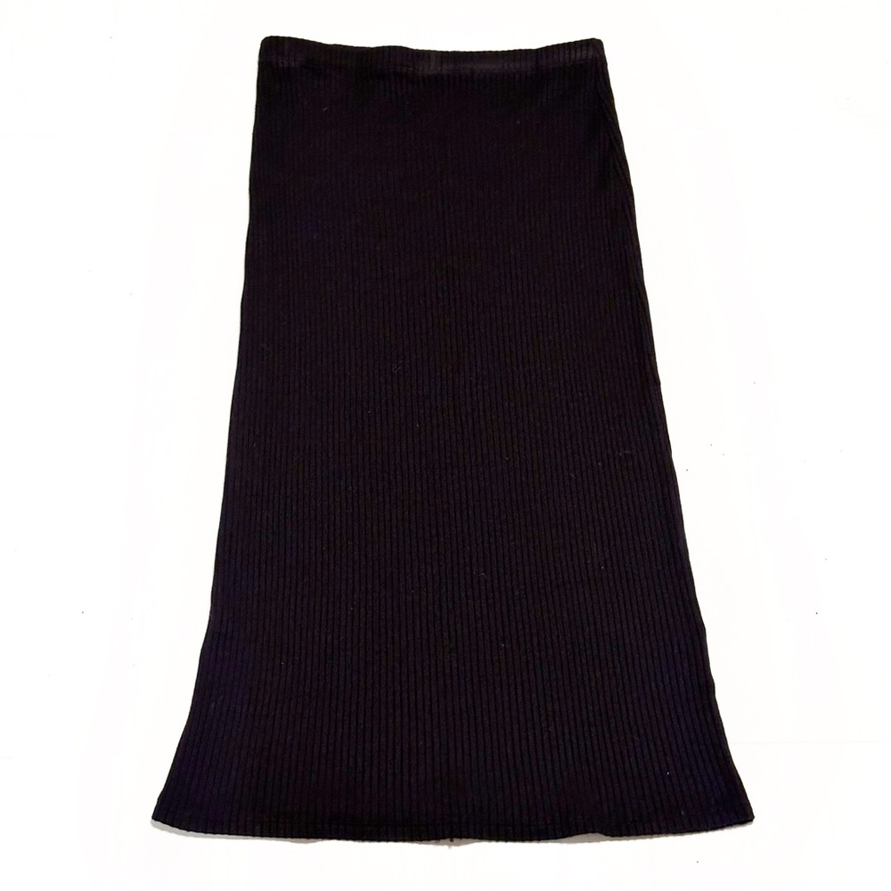 Reformation Ribbed Stretch MIDI Skirt